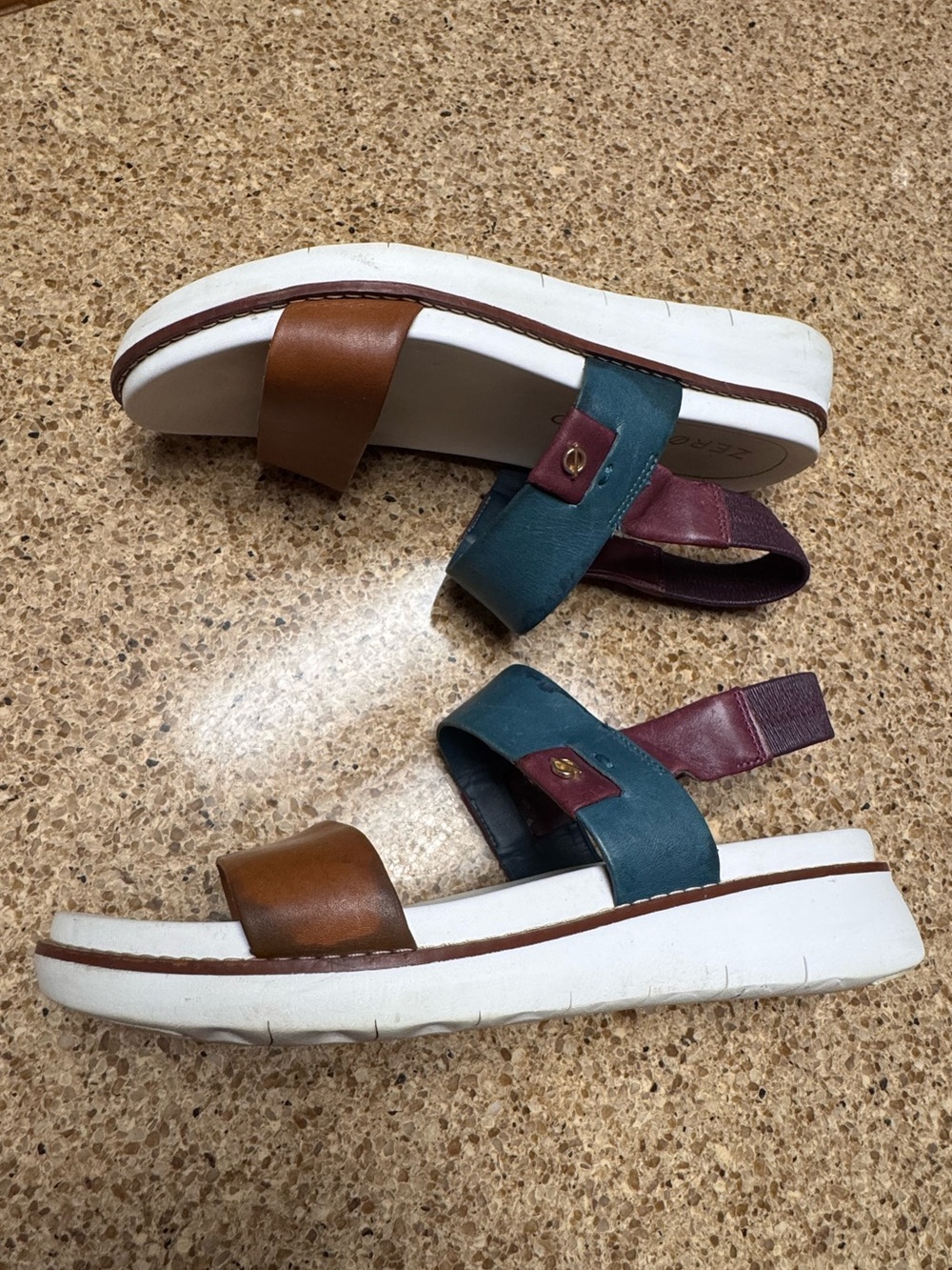 Cole Haan ZeroGrand Women’s Casual Multi-Color Leather Slingback Sandals
